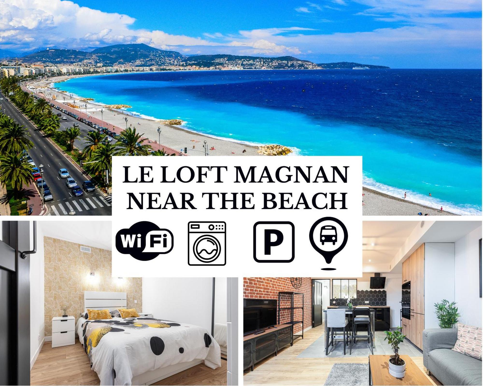 Le Loft Magnan - Ac- Pres Mer - Wifi - Parking - Confort Et Moderne - Supermarches Et Tram Proches Nice Ngoại thất bức ảnh